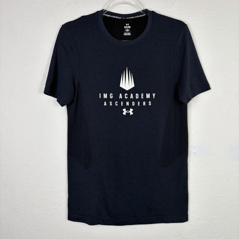 Under Armour IMG Academy Ascenders Tee Men's Size S Black, sports, quick dry